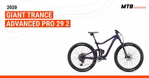 2020 Giant Trance Advanced Pro 29 2 - Specs, Reviews, Images - Mountain Bike Database