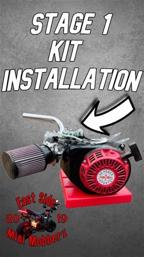 Predator 212 Stage 1! eastsideminimobberz! #minibike #minibikebuild #predator212