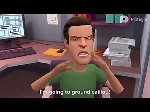 Caillou makes a boris gets grounded video / Grounded!