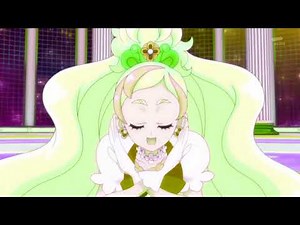 [ Go princess precure ] Cure Flora transformation with 3 cure colors