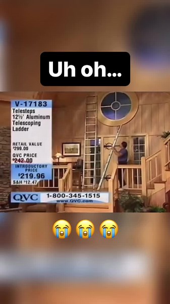 QVC Ladder Fail: Classic 90s Shopping Blunder