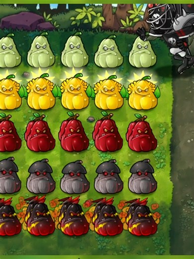 Squash vs. Ultimate Black Olive in Plants vs. Zombies