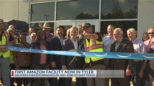 Amazon opens first distribution center in Tyler, providing faster deliveries