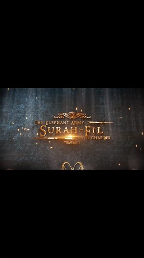 𝑽𝒊𝒔𝒊𝒐𝒏'𝒔 𝑶𝒇 𝑸𝒖𝒓𝒂𝒏⚡ on Instagram: "Part 01| 105th Chapter- The Elephant Army.🕊️ "The story of "Surah-Al-Fil" is a powerful reminder that Allah's strength is unmatched.⚡ The people of the elephant thought their might would protect them, but Allah sent a humble army of birds to bring them down.🤍 It's a lesson in humility and trust - no matter how strong we think we are, Allah's power is greater."🌸 English Subtitles Caption:- Scene1: Narrator's Introduction- Narrator: "This is a mat