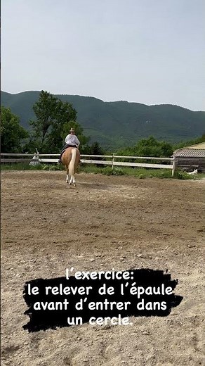 Le relever de l'épaule du cheval