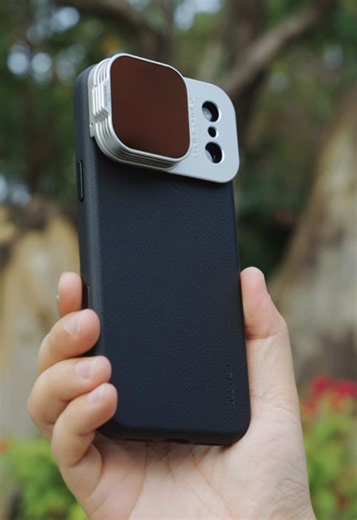 Snap-on Magnetic ND Dream Filter with iPhone 17 Pro Max