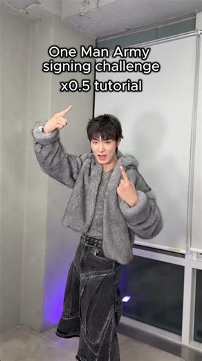 One Man Army - Signing Tutorial ⚔️ ✋✨🔥#BigOcean #빅오션 #OneManArmy #KSL #OneManArmy_Challenge