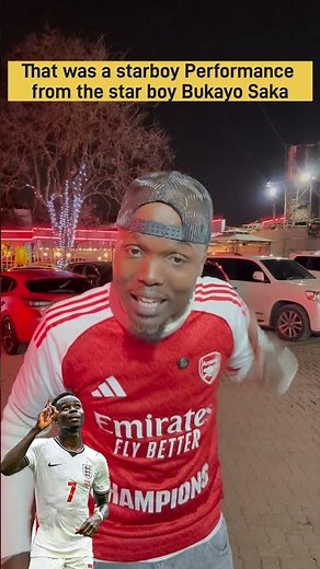 That was a starboy Performance from the star boy Bukayo Saka