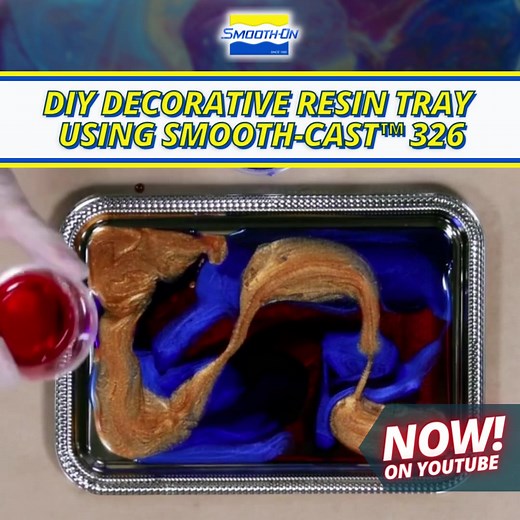 110K views · 48 reactions | Now on YouTube! Learn how to create custom DIY decorative trays using Smooth-Cast™ 326 urethane resin, SO-Strong™ urethane colorants and Cast Magic™ powders in this video tutorial! Click here to watch! https://youtu.be/NdOybYZJcrA #smoothon #smoothonproducts #diy #resinart #doityourself #create #makeitnow | Smooth-On | Facebook