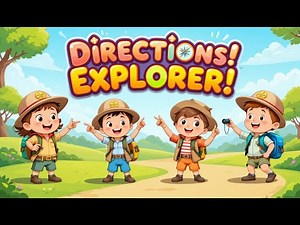 Fun Directions Song for Kids 🧭 Left, Right, Up, Down 🎵 Dance & Learn
