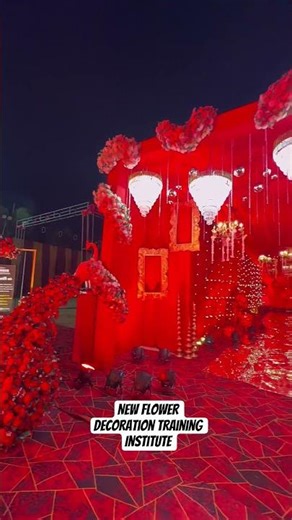 Red Theme Decoration | Flower Decoration