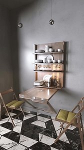 17K views · 76 reactions | Foldable dining table Space saving dining table Kitchen dining table #reelsfbシ #fbreelsfypシ゚ #woodworking #SpaceSavingFurniture #diningtable #kitchendesign | Unique Decor Ideas | Facebook