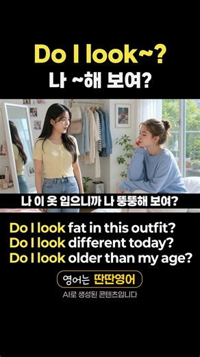 [Pattern English 443] Learning English expressions with the "Do I look~?" pattern! I look