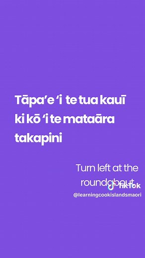 Today we go over some more Cook Island phrases regarding giving directions! Enjoy!! 🇨🇰🇨🇰 #cookislands #cookislandslanguage #tereokukiairani #languagerevitalisation #decolonisation
