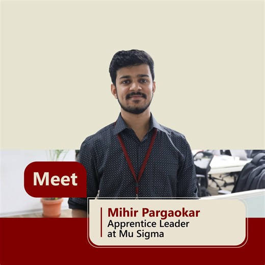 Mihir's impressive problem-solving abilities and his capacity to drive impactful results are a testament to Mu Sigma's commitment to Extreme Experimentation. Through his hard work and dedication, he grew from a computer science graduate to a highly skilled Decision Scientist. Listen to him talk about his success story! #MuSigma #MuSigman #MuConversations #EmployeeTestimonial #DecisionScientist #DataScientist #CareerAtMuSigma #EmployeeExperience #LifeAtMuSigma | Mu Sigma Inc.