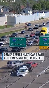 9.7M views · 25K reactions | A driver caused a multi-car accident...