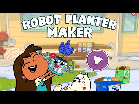 🤖🌱 Robot Planter Maker with Rosie | Planting Seeds, Watering & Decorating