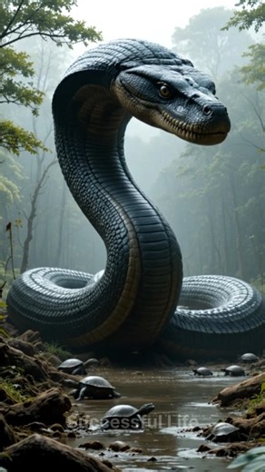 Successful Life on Instagram: "Titanoboa Titanoboa was a massive prehistoric snake that lived around 60 million years ago during the Paleocene epoch. Discovered in Colombia, this giant serpent could grow up to 42 feet long and weigh over 1,100 kg, making it the largest snake ever known. Titanoboa thrived in hot, humid swamp environments and mainly preyed on large fish and crocodile-like reptiles. Its existence suggests that Earth’s climate was once much warmer than today, allowing cold-blooded g