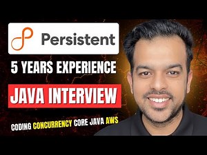 Persistent Systems Java Interview | What They Ask at 5 Years Experience
