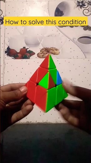 How to solve last layer in pyraminx cube