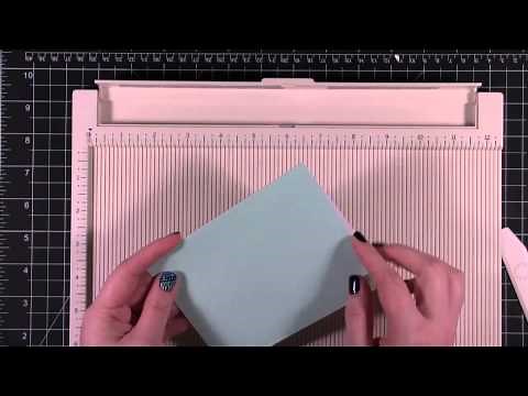 Card Making and Paper Crafting Quick Tip - Martha Stewart Crafts Scoring Board
