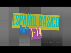 Español Básico: 14 Lecciones | Guía Breve para Aprender Español 📚🌎