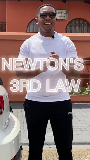 Newton’s third law simplified #mlungisinkosi #science #newtonslaws #grade10 #grade11 #grade12