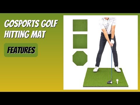REVIEW (2025): GoSports Golf Hitting Mat. Features.