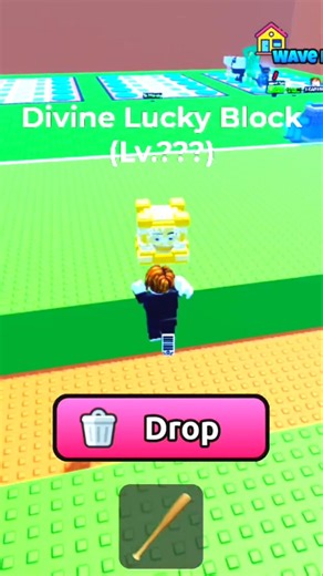 "Admin Wheel Se Mil Gaya Divine Lucky Block Level 10! 😱 Ye Kaha Spawn Hua? #shorts #ytshorts #roblox