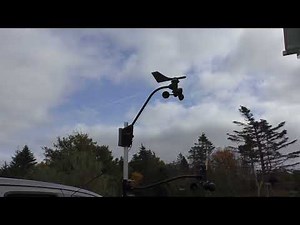 Davis Vantage Pro2 weather station wind speed road tests