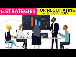 6 Strategies for Negotiating with Suppliers (1/6)