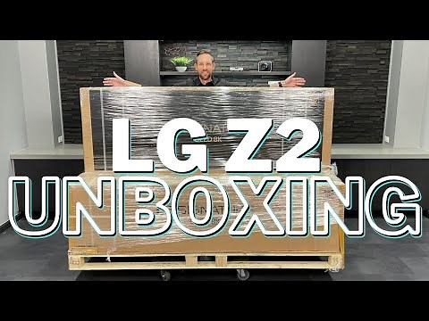 Unboxing The Massive 88 Inch LG Z2 Series 8K OLED