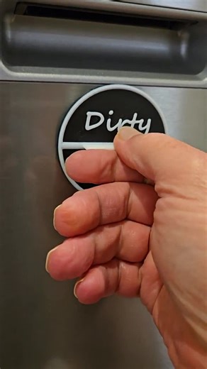 A Magnetic Dishwasher Sign Showing Clean and Dirty - Etsy