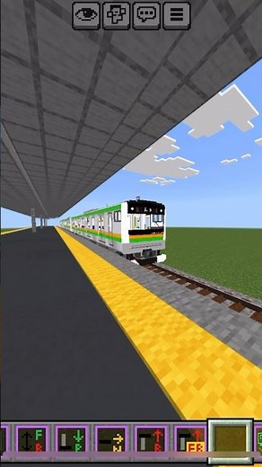 【マイクラ】E233系3000番台高速通過 #鉄道アドオン #e233系 e233系3000番台#アドオン #マイクラ統合版 #マイクラ #鉄道