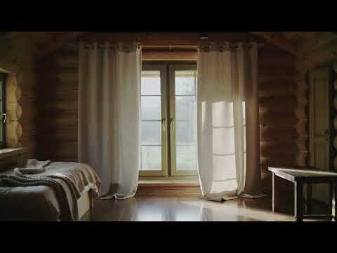 Cozy Cabin Interior | Warm Relaxing Background Video for Family Time