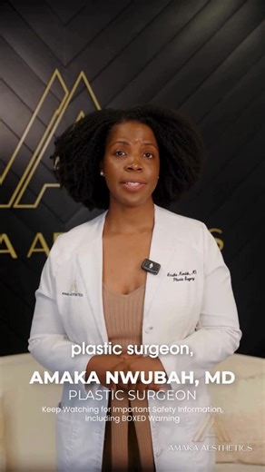 Dr. Nneamaka Nwubah on Instagram: "#AD Meet @daxxify, the first and only FDA-approved frown line treatment formulated with a peptide 💉 💫 DAXXIFY® not only smooths frown lines but can also improve the look of skin texture! A win-win for patients who want a treatment designed for long-lasting results. Wondering if DAXXIFY® is right for you? Drop your questions below 👇🏾 #DAXXIFY #FrownLineTreatment For Full Prescribing Information including Boxed Warning and Medication Guide, see @daxxifypi DAX