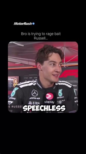 George Russell Tries Not to Rage Quit... 😭🏎️ (F1 Funny Moments) #f1 #funny #fyp #f1short #russell