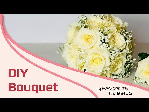 FLORAL DESIGNS & CRAFTS | #007 - DIY Bouquet for Homecoming, Prom, Wedding
