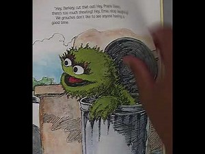 A day in the life of Oscar the Grouch, sesame street
