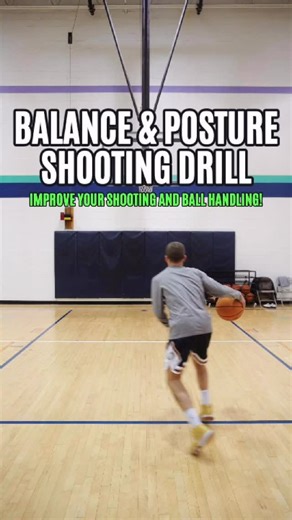 Clockwork Athletics on Instagram: "Shooting requires great balance & great posture. Try this shooting drill out to challenge/improve your balance and posture! SAVE FOR LATER ✅ #basketball #basketballtips #basketballworkout #basketballdrills"