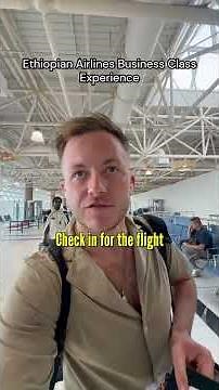 Ethiopian Airlines Business Class Experience 🇪🇹 #ethiopia #ethiopian #ethiopiantiktok