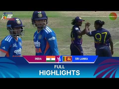 Full Highlights | India A W vs SL A W | Semi-Final 1 | Women's Asia Cup Rising Stars | ZM1J