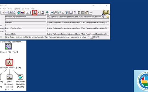 Intro to HEC-RAS Sediment Transport Part 3 of 3 Quasi Unsteady Flow（泥沙输移）