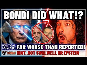 Trump's Firing of Pam Bondi is for Reasons Far More Urgent Than Reported and It's Not OVER YET!