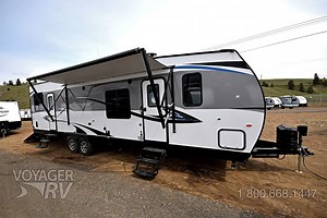 Save over $11,000 on this New 2017 Jayco Octane Super Lite 312 Toy Hauler Travel Trailer. This Toy Hauler features a 12' 6" long by 8.5' wide cargo area for storing your toys and a built in 40-gallon gas station will keep you going all weekend. Some of the features include a 15,000 BTU AC, Rear Electric Queen Bed, Front Murphy bed, 16' Pwr Awning with LED lights, Sleeps 8, Heated Enclosed Underbelly, Fiberglass Exterior and so much more. Take advantage of our Jayco Blue Tag Sale before it ends J