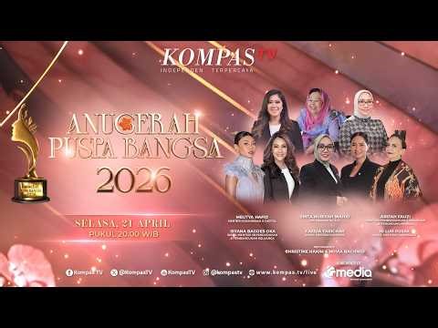 LIVE - Anugerah Puspa Bangsa 2026: Menkomdigi Meutya Hafid, Sinta Nuriyah hingga Christine Hakim
