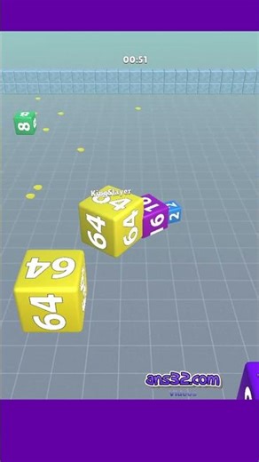 Cube Arena 2048 Merge Numbers