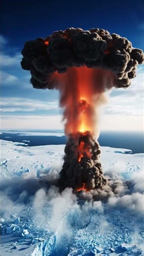 nuclear bomb hit the polar ice caps