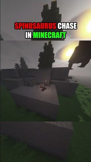 SPINO CHASE IN MINECRAFT