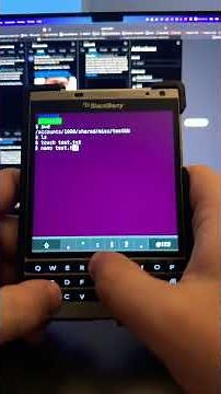 Lesson: 001 - Introduction to #shell #programming #bash #learntocode #blackberry